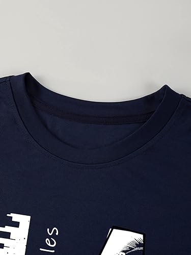 LA Latest Blue Graphic Tee.