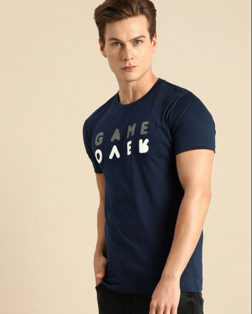 Game Over Latest Navy Blue Tee.