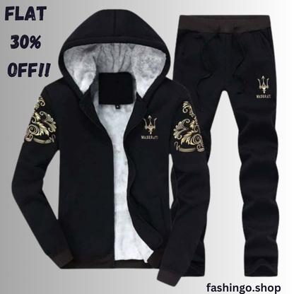 Royal Hooded Winter Tracksuit.