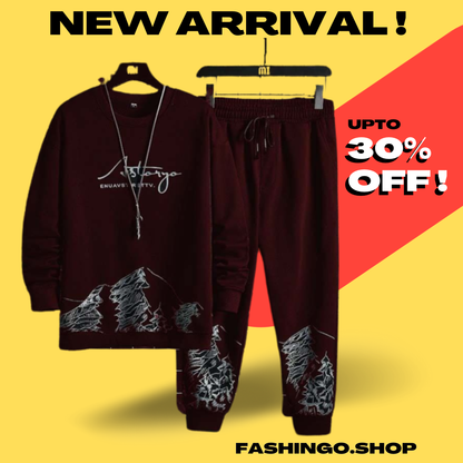 Aastarya Winter Sweatshirt and Trouser Tracksuit.