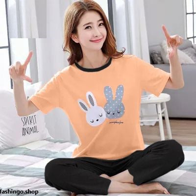 Rabbit Print Casual Wear For Her.