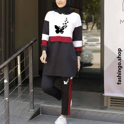 Butterfly Turkish Style Winter Tracksuit For Her.