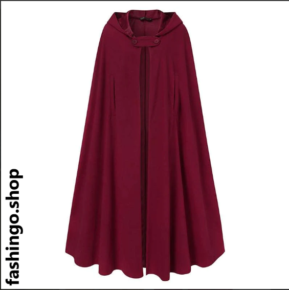 Batwing Style Winter Long Hooded Fleece Upper.