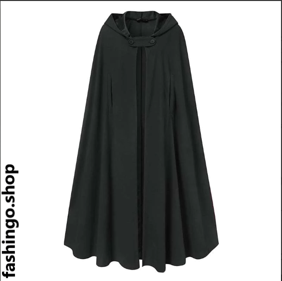 Batwing Style Winter Long Hooded Fleece Upper.