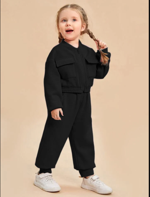 Kids Zipper Style Winter Fleece 2pc Tracksuit.