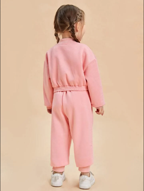 Kids Zipper Style Winter Fleece 2pc Tracksuit.