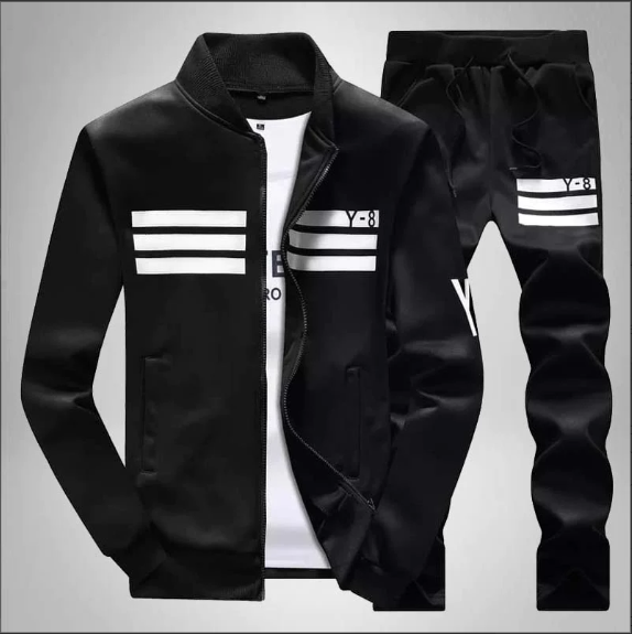 Y8 Premium Stripe High Quality 2-Piece Winter Tracksuit.