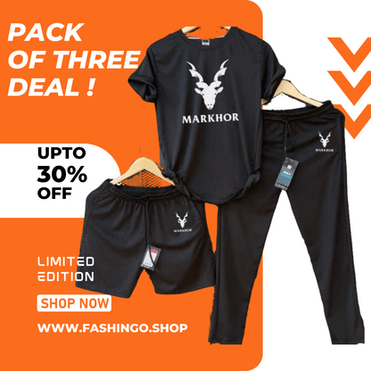 Markhr Pack of 3 Tracksuits.