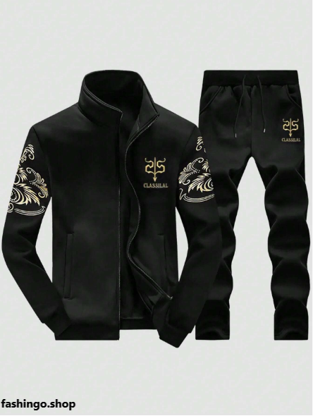 Classic Sleeves AR Winter Zipper Tracksuit.