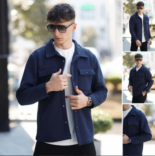 Four Pocket Latest Winter Collar Jacket.