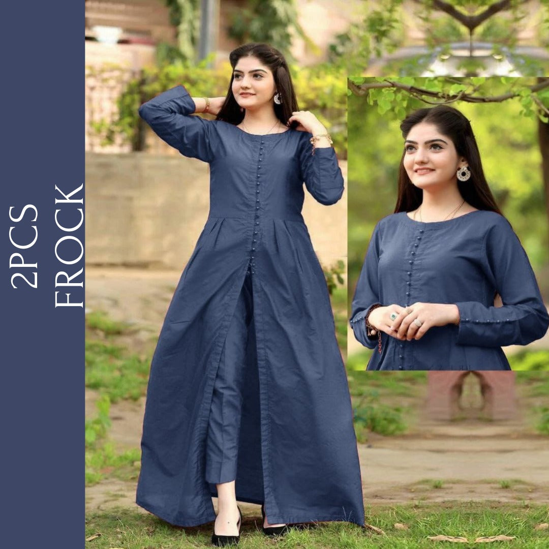 New Frock 2pc Women Co Ord Set.