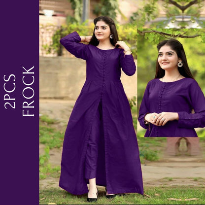 New Frock 2pc Women Co Ord Set.